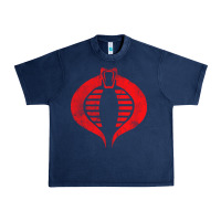 Navy vintage cobra symbol Urban Heavy Tee - artisFamous