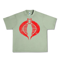 Oil Green vintage cobra symbol Urban Heavy Tee - artisFamous