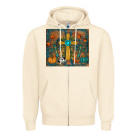 Sandshell fall cross tumbler Zipper Hoodie - RanaPortraitStore