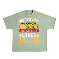 Oil Green tacos work out gym gift classic Urban Heavy Tee - artisFamous