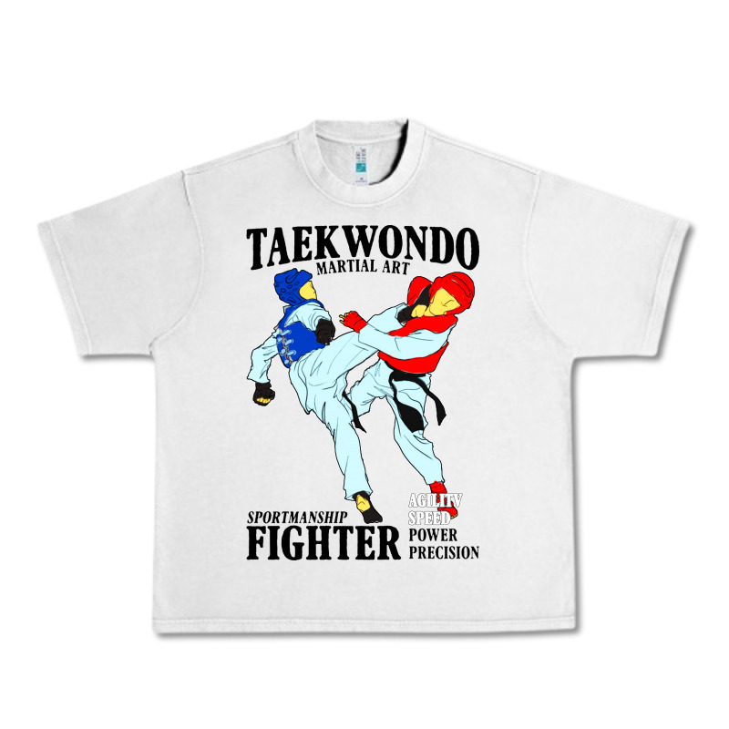 Taekwondo Sport Art Urban Heavy Tee by artisFamous | Teevron