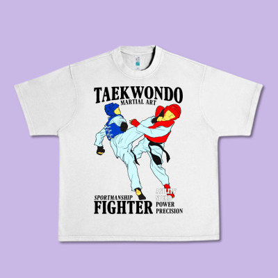 Taekwondo Sport Art Urban Heavy Tee Designed By Artisfamous