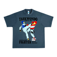 Midnight Navy taekwondo sport art Urban Heavy Tee - artisFamous