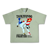 Oil Green taekwondo sport art Urban Heavy Tee - artisFamous