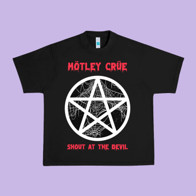 Shout At The Devil Urban Heavy Tee Designed By Artisfamous