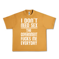 Peanut Butter the government fucks me everyday Urban Heavy Tee - artisFamous