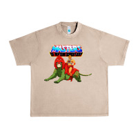 French Oak he man and battle cat Urban Heavy Tee - artisFamous