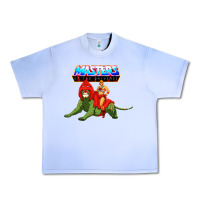 Grape Ice he man and battle cat Urban Heavy Tee - artisFamous
