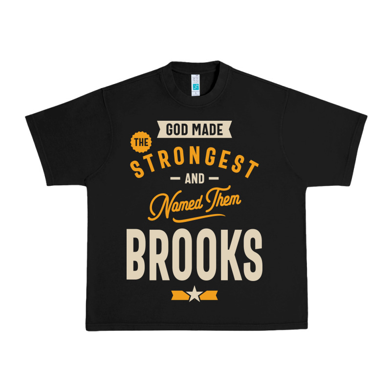 Brooks Personalized Name Birthday Gift Urban Heavy Tee by artisFamous | Teevron