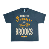 Midnight Navy Brooks Personalized Name Birthday Gift Urban Heavy Tee - artisFamous