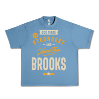 Pebble Blue Brooks Personalized Name Birthday Gift Urban Heavy Tee - artisFamous