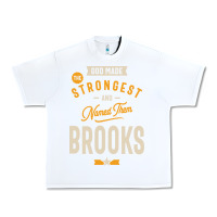 White Brooks Personalized Name Birthday Gift Urban Heavy Tee - artisFamous