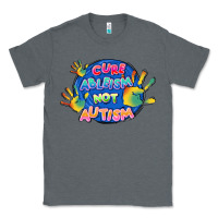 Charcoal Heather Cure ableism not Autism Classic Tee - FaDigitalArtStudio