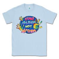 Dusty Blue Cure ableism not Autism Classic Tee - FaDigitalArtStudio