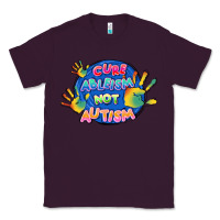 Plum Cure ableism not Autism Classic Tee - FaDigitalArtStudio