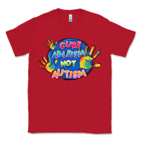Red Cure ableism not Autism Classic Tee - FaDigitalArtStudio