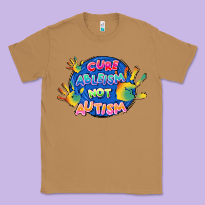Cure Ableism Not Autism Classic Tee Designed By Fadigitalartstudio