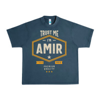Midnight Navy Amir Personalized Name Birthday Gift Urban Heavy Tee - artisFamous