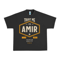Pigment Black Amir Personalized Name Birthday Gift Urban Heavy Tee - artisFamous