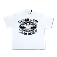 White globo gym Urban Heavy Tee - artisFamous