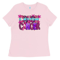 Bubblegum Pink crush cancer Ladies Tee - SublimationCraftShop