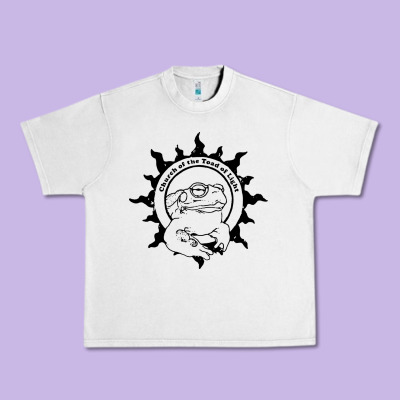Church Of The Toad Of Light Psychedelic Frog Urban Heavy Tee Designed By Artisfamous