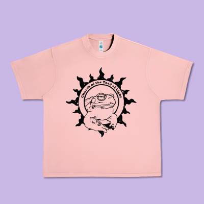 Church Of The Toad Of Light Psychedelic Frog Urban Heavy Tee Designed By Artisfamous