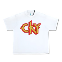 White cky Urban Heavy Tee - artisFamous