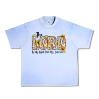 Grape Ice the lord is my light and my salvation Urban Heavy Tee - CowhideDigitalArt