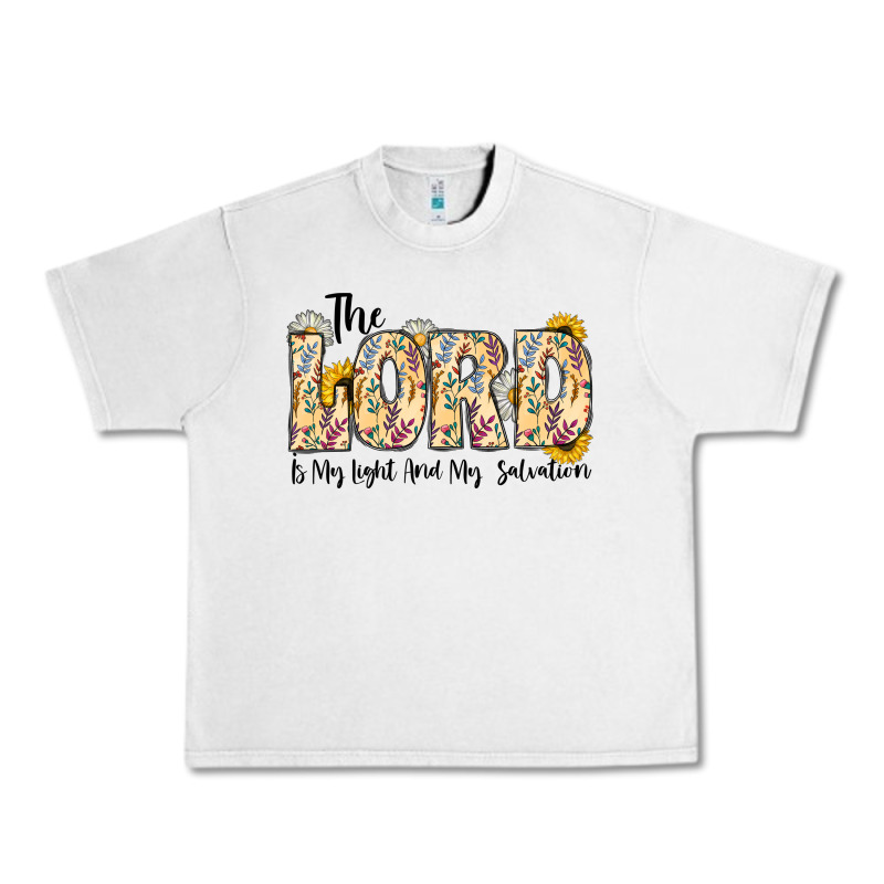 The Lord Is My Light And My Salvation Urban Heavy Tee by CowhideDigitalArt | Teevron