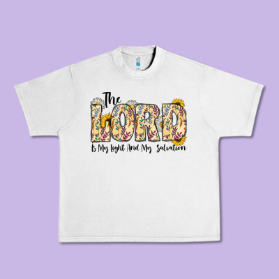 The Lord Is My Light And My Salvation Urban Heavy Tee Designed By Cowhidedigitalart