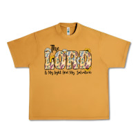 Peanut Butter the lord is my light and my salvation Urban Heavy Tee - CowhideDigitalArt