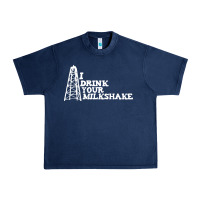 Navy i drink your milkshake Urban Heavy Tee - artisFamous