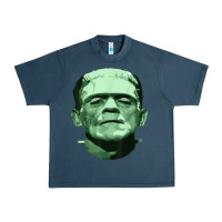 Midnight Navy frankenstein Urban Heavy Tee - artisFamous
