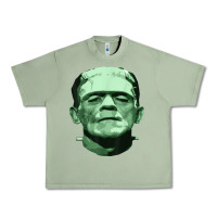 Oil Green frankenstein Urban Heavy Tee - artisFamous