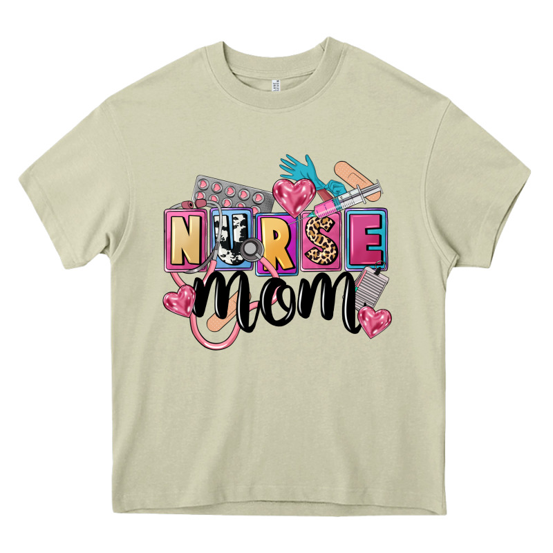 Nurse Mom Heavy Core Tee by FaDigitalArtStudio | Teevron