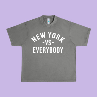 New York Vs Everybody Urban Heavy Tee Designed By Artisfamous