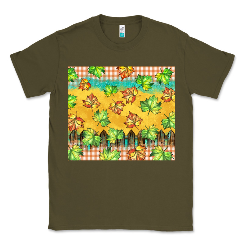 Fall Leaf Tumbler Classic Tee by BarkalooDesign | Teevron