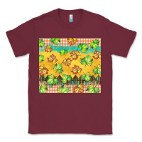 Burgundy fall leaf tumbler Classic Tee - BarkalooDesign