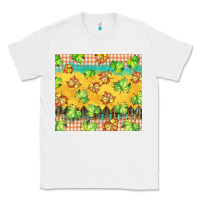 White fall leaf tumbler Classic Tee - BarkalooDesign