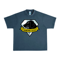 Midnight Navy diamond dogs classic Urban Heavy Tee - artisFamous