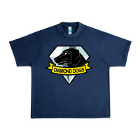 Navy diamond dogs classic Urban Heavy Tee - artisFamous
