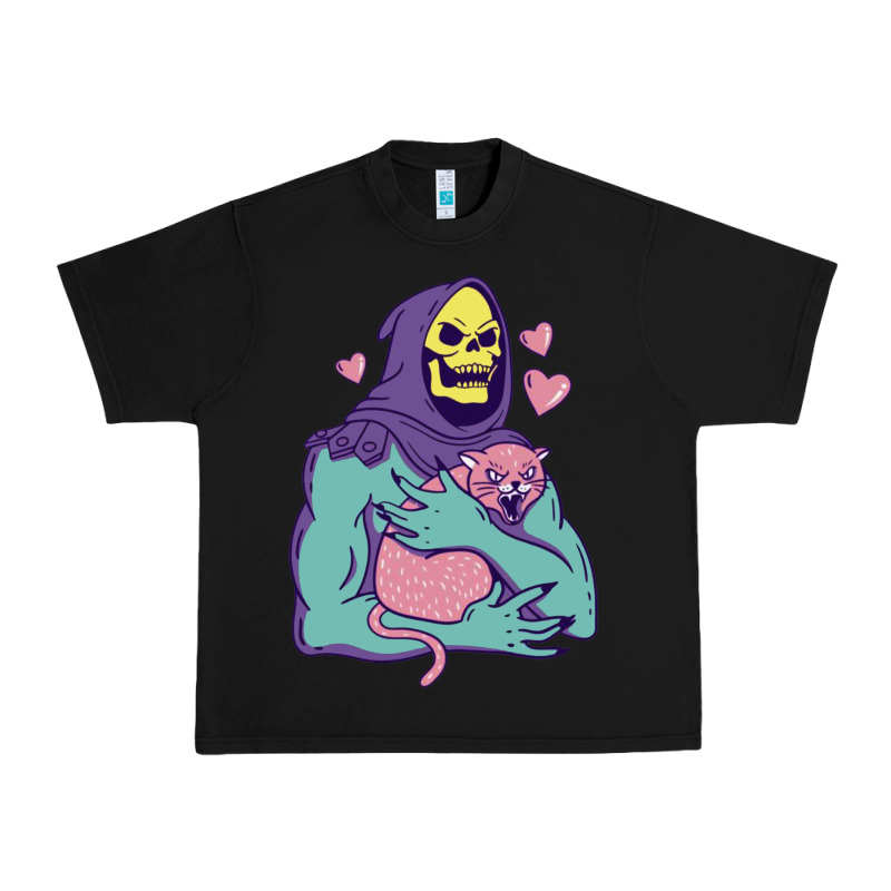 Skeletor's Hug Cat Urban Heavy Tee by artisFamous | Teevron