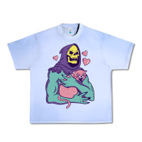 Grape Ice skeletor's hug cat Urban Heavy Tee - artisFamous