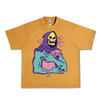 Peanut Butter skeletor's hug cat Urban Heavy Tee - artisFamous