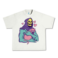 Pistachio skeletor's hug cat Urban Heavy Tee - artisFamous