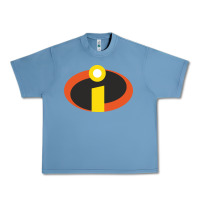 Pebble Blue incredibles crop top Urban Heavy Tee - artisFamous