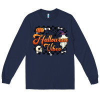 Navy halloween vibes Long Sleeve Tee - Artiststas