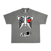 Tornado dad skeleton halloween beer pizza Urban Heavy Tee - artisFamous