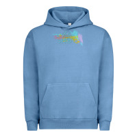 Pigment Pebble Blue artist shot Urban Hoodie - chombo